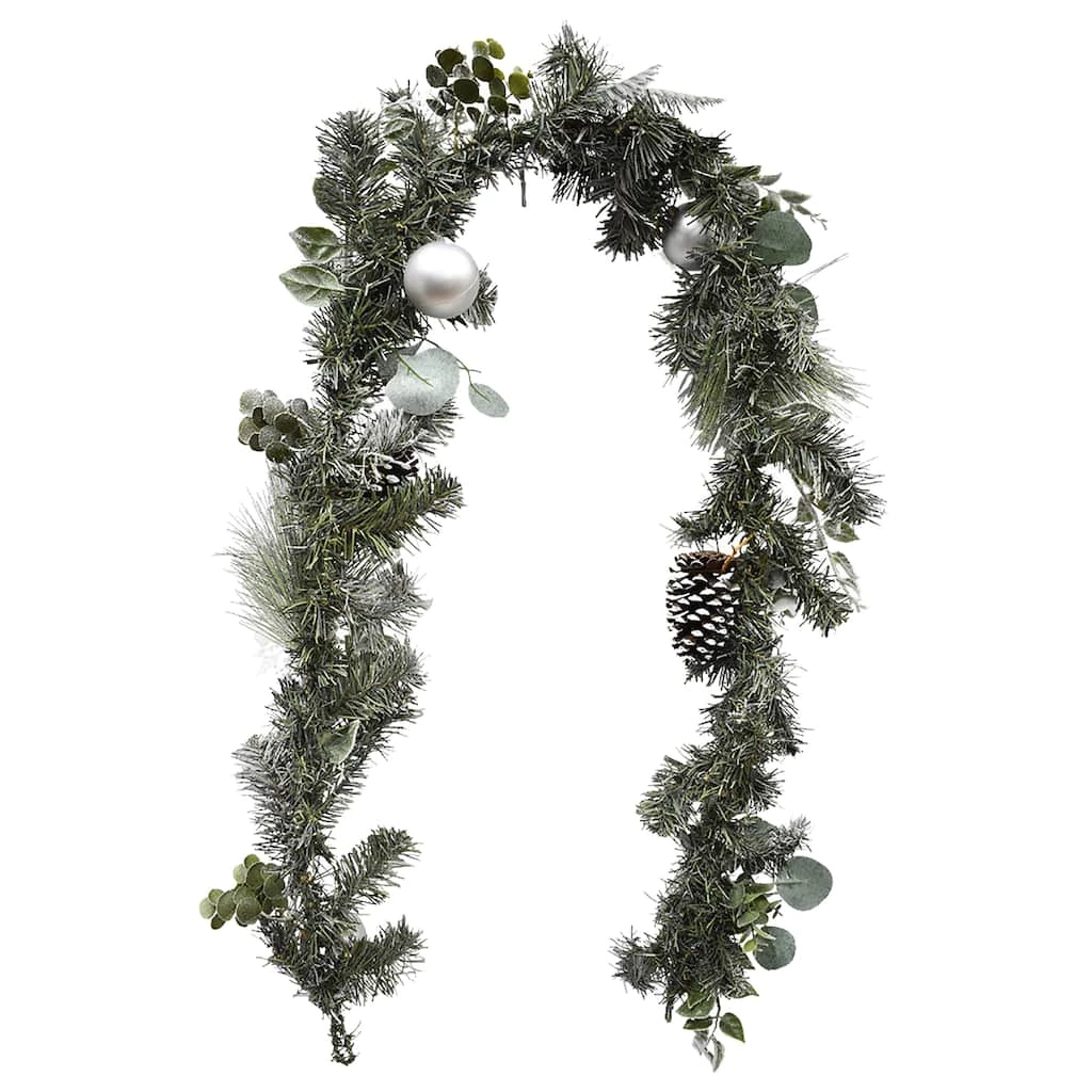 Deals 𧨠6ft. Silver Ornament Pine Garland by Ashland® π 3 Deals 𧨠6ft. Silver Ornament Pine Garland by Ashland® π - Image 3