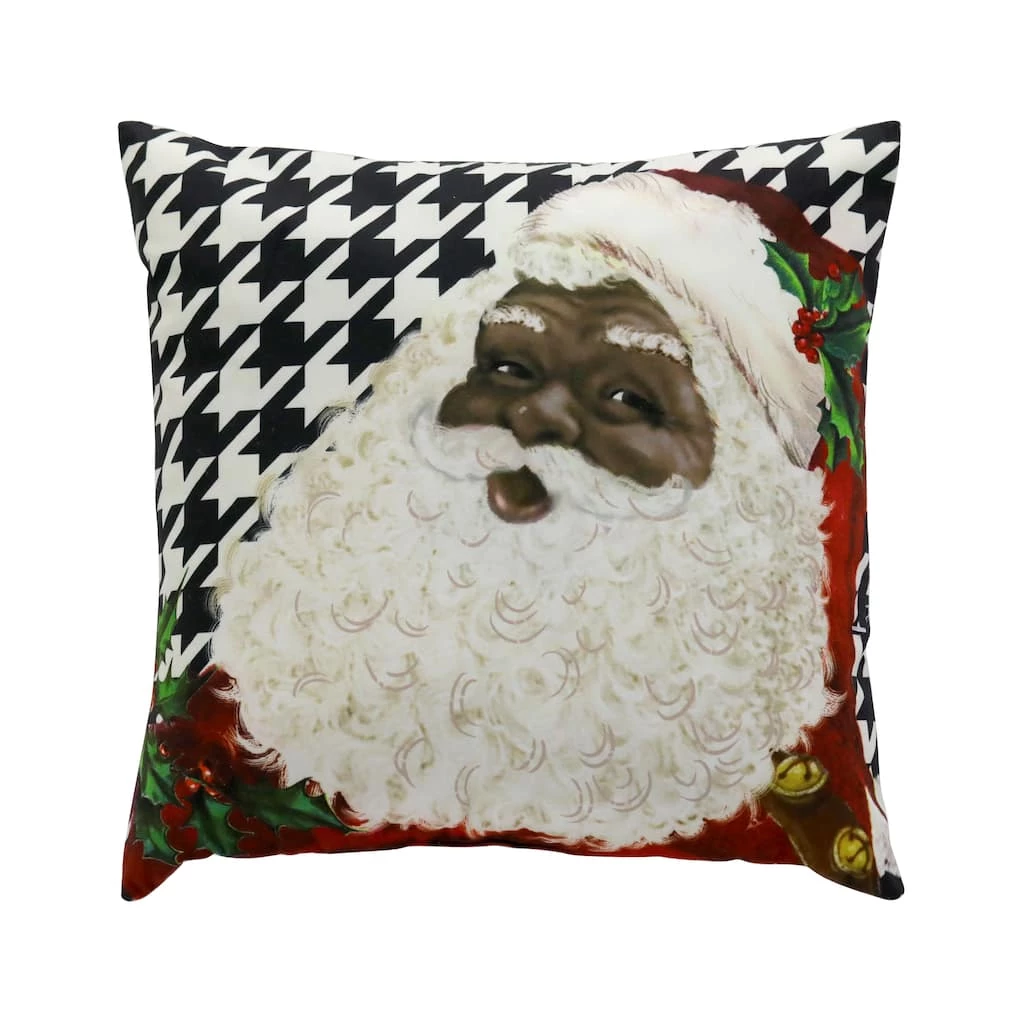 Coupon ✨ Santa Face Houndstooth Pillow by Ashland® 🔥 1 Coupon ✨ Santa Face Houndstooth Pillow by Ashland® 🔥