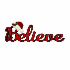 Best deal 🎁 17'' Believe with 🎄 Christmas Hat Tabletop Décor by Ashland® ✨