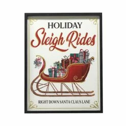 Best reviews of 🎁 23" Holiday Sleigh Rides Wall Sign by Ashland® 🧨