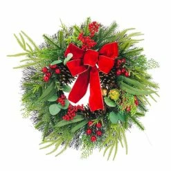 Best Pirce 💯 24'' Berry Pine Bell Wreath Wall Décor by Ashland® 🎉