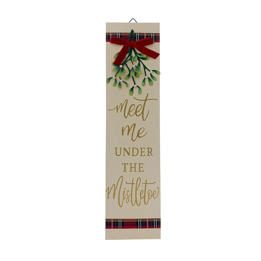 Deals π Assorted 24'' Meet Me Mistletoe Wall Sign by Ashland® π 2 Deals π Assorted 24'' Meet Me Mistletoe Wall Sign by Ashland® π - Image 2