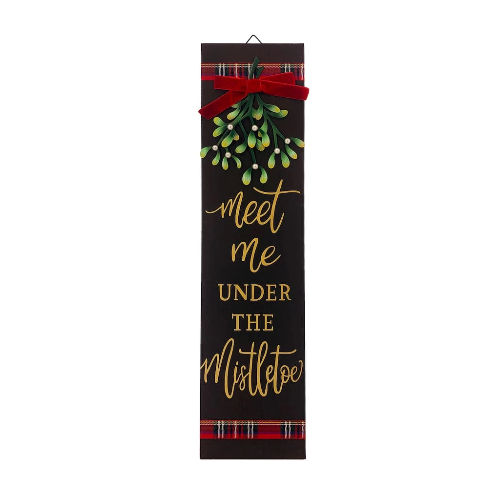 Deals π Assorted 24'' Meet Me Mistletoe Wall Sign by Ashland® π 3 Deals π Assorted 24'' Meet Me Mistletoe Wall Sign by Ashland® π - Image 3