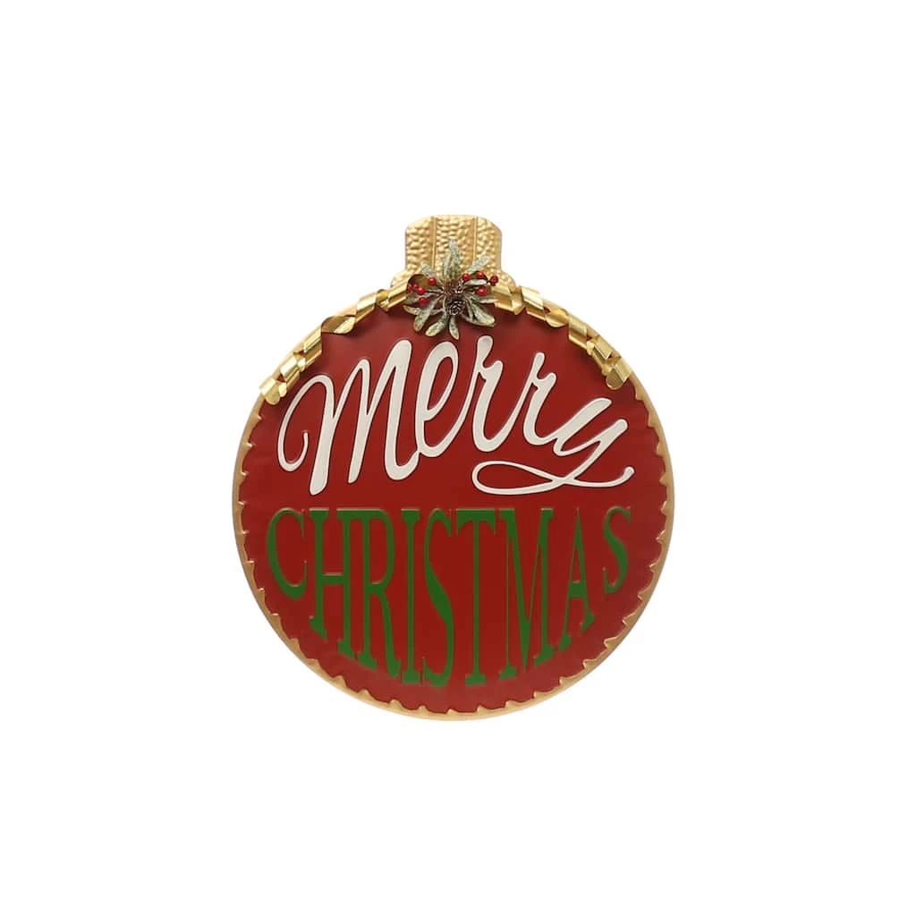 Buy 😀 26" Merry 🎄 Christmas Ornament Wall Sign by Ashland® 👏 1 Buy 😀 26" Merry 🎄 Christmas Ornament Wall Sign by Ashland® 👏