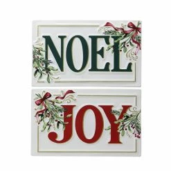 Wholesale 🔔 Assorted 20" Noel & Joy Wall Sign by Ashland® 🔔