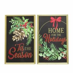 Budget ✔️ Assorted 23" Tis The Season Wall Décor by Ashland® 🛒