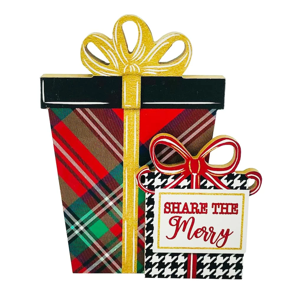 Best deal ✨ 8'' Merry Gift Box Shaped Tabletop Décor by Ashland® 😀 1 Best deal ✨ 8'' Merry Gift Box Shaped Tabletop Décor by Ashland® 😀