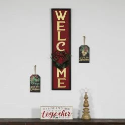Best deal ⭐ 36" Welcome Wall Sign With Wreath by Ashland® 👏 -Christmas Decor Collections Shop 10698991 4
