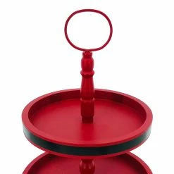 Buy 🧨 14'' Red 2-Tier Tray Tabletop Décor by Ashland® 👍 -Christmas Decor Collections Shop 10698995 3
