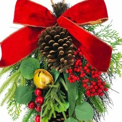 Buy 💯 26'' Pine Berry Teardrop Wall Décor by Ashland® 🤩 -Christmas Decor Collections Shop 10698999 2