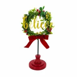New ✨ Assorted 10.8'' Wreath on Stand Tabletop Décor by Ashland® 🤩 -Christmas Decor Collections Shop 10699023 3