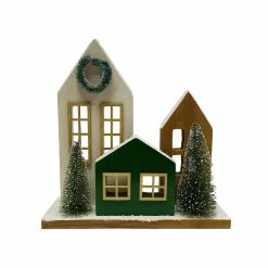 Best Sale 🎉 Assorted 9.5" 🎅 Christmas Cottage House by Ashland® 🥰 -Christmas Decor Collections Shop 10699028 3