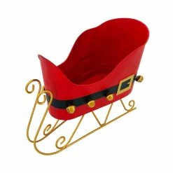 Outlet 😍 12.75'' Sleigh with Santa Belt Tabletop Décor by Ashland® 😍