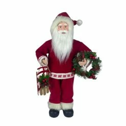 Brand new 🎁 22'' Santa Fair Isle Tabletop Figurine by Ashland® 🛒