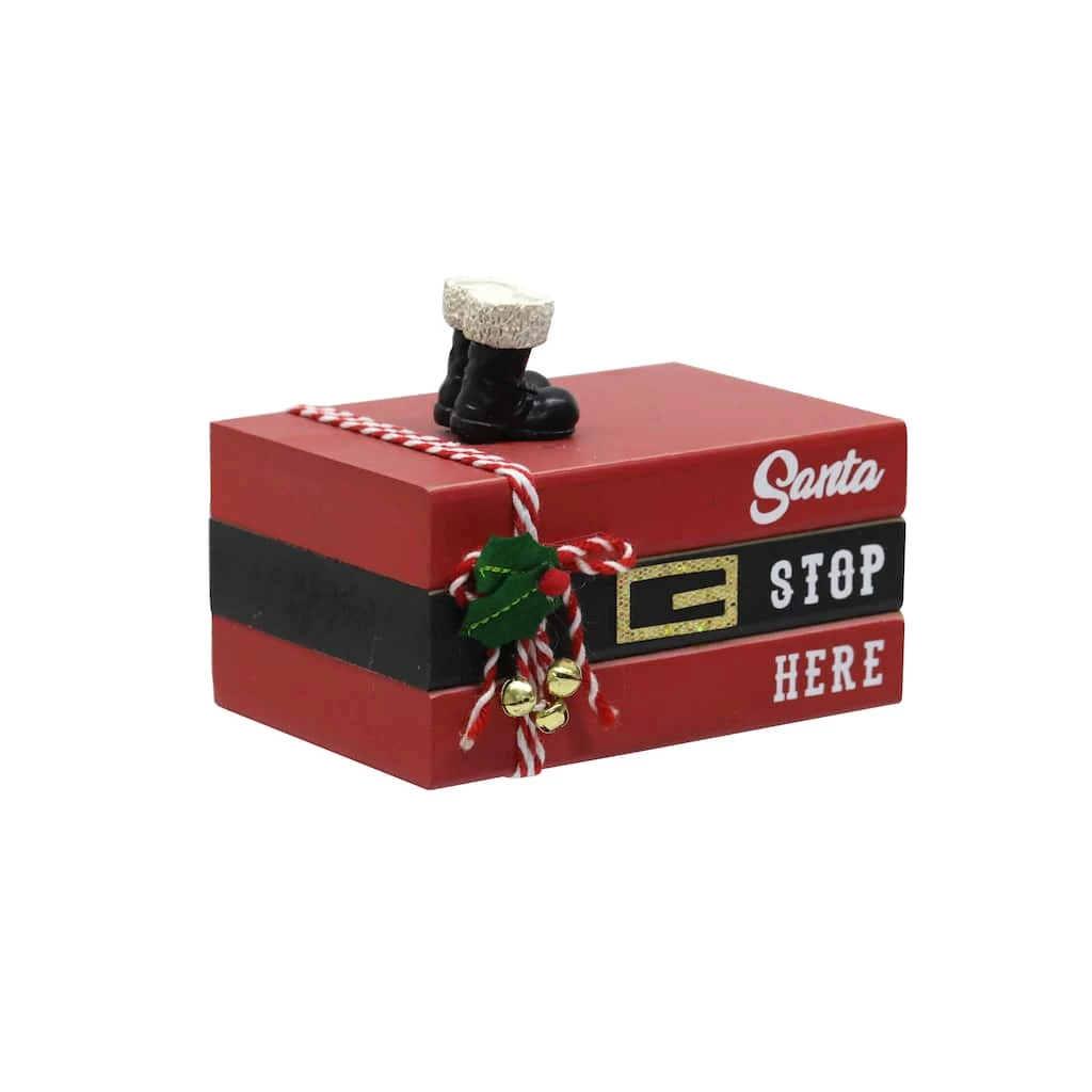 Cheapest 🥰 6" Santa Stop Here Book Tabletop Decoration by Ashland® 🤩 2 Cheapest 🥰 6" Santa Stop Here Book Tabletop Decoration by Ashland® 🤩 - Image 2