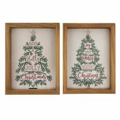 Brand new ✨ Assorted 8" 🎄 Christmas Tree Tabletop Sign by Ashland® ⭐