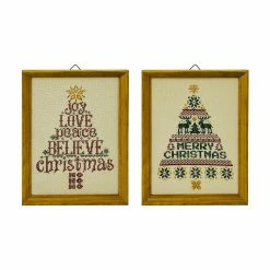 Top 10 ⌛ Assorted Framed ❄ Christmas Tree Wall Hanging by Ashland® ⌛