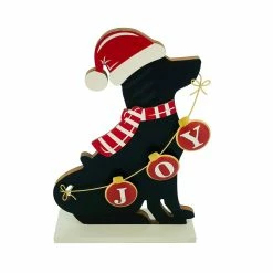 Best deal 🎁 10'' 🎄 Christmas 🐕 Dog with Joy Tabletop Décor by Ashland® 🌟