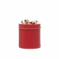 New 🔥 6" Red Metal Gift Box With Bow by Ashland® 😍