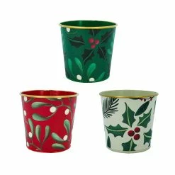 Discount 🥰 Assorted 4'' Mistletoe Bucket ❄ Christmas Tabletop Décor by Ashland® ✨
