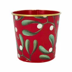 Discount 🥰 Assorted 4'' Mistletoe Bucket ❄ Christmas Tabletop Décor by Ashland® ✨ -Christmas Decor Collections Shop 10699293 4