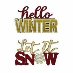 Outlet ⌛ Assorted 8" Winter Tabletop Sign by Ashland® 💯
