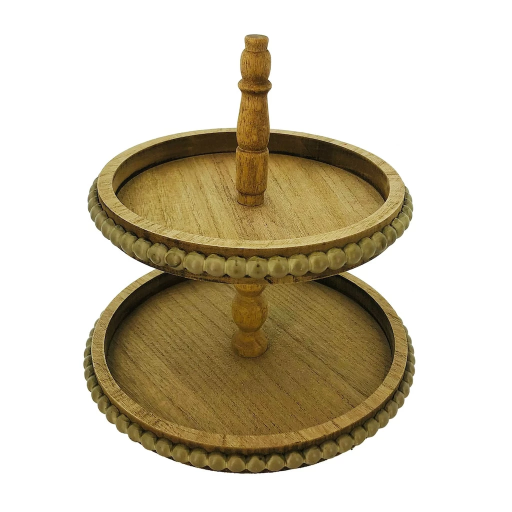 Best Pirce ⌛ 12" 2-Tier Decorative Tray by Ashland® ✨ 2 Best Pirce ⌛ 12" 2-Tier Decorative Tray by Ashland® ✨ - Image 2