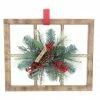 Discount ✔️ 22" ❄ Christmas Wall Pane with Pinecones & Berries by Ashland® 🛒