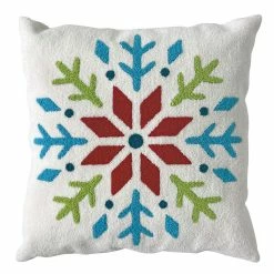 Coupon 🔥 Multicolor Snowflake Pillow by Ashland® 🎄 Christmas 🔥