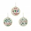 Brand new ⭐ Assorted 🎅 Christmas Greeting Embroidery Hoop Wall Accent by Ashland® 😀