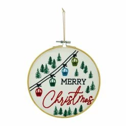 Brand new ⭐ Assorted 🎅 Christmas Greeting Embroidery Hoop Wall Accent by Ashland® 😀 -Christmas Decor Collections Shop 10700816 3