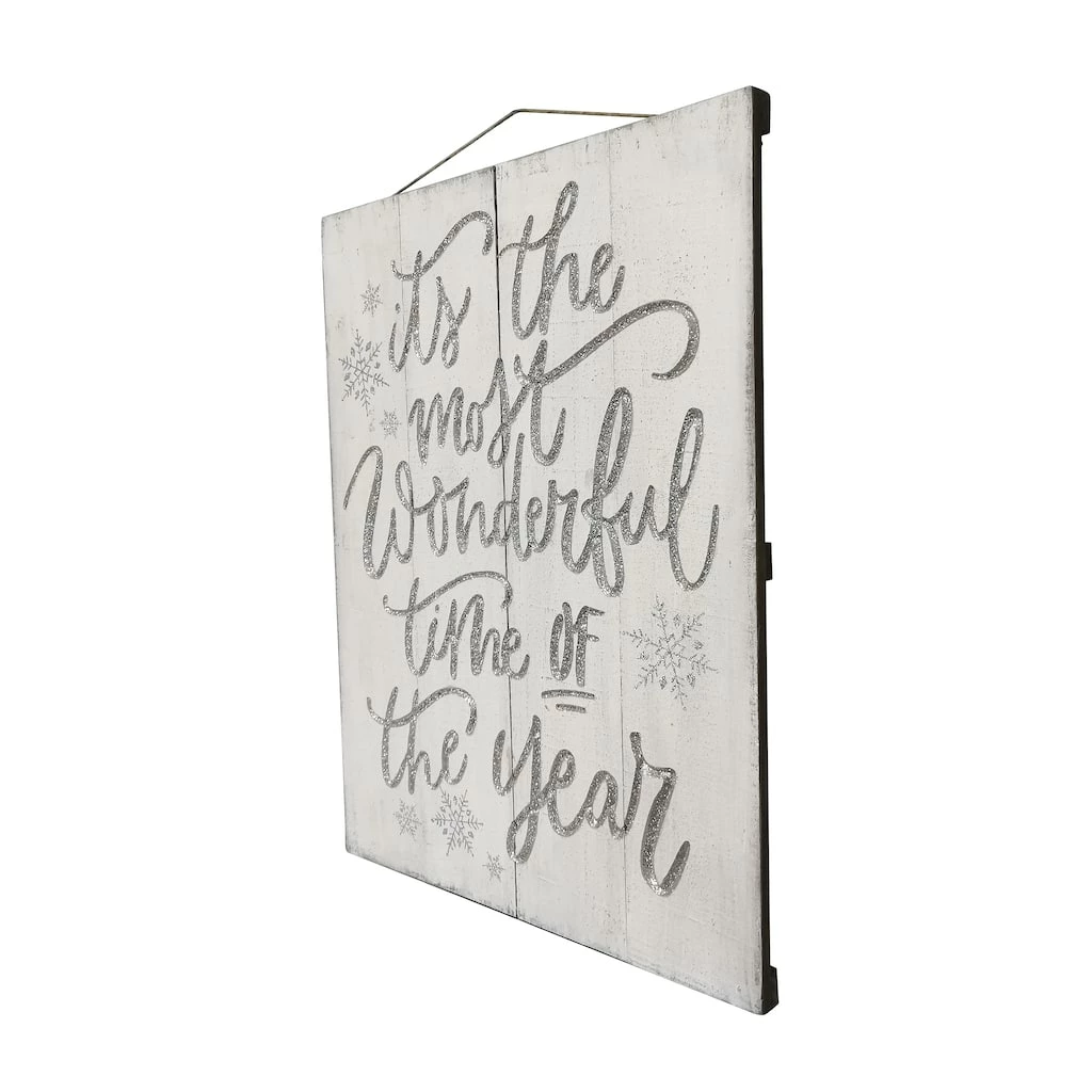 Outlet π Most Wonderful Time of the Year Wood Plank Wall Sign by Ashland® π 2 Outlet π Most Wonderful Time of the Year Wood Plank Wall Sign by Ashland® π - Image 2