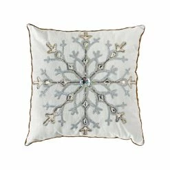 Best Sale 🧨 Beaded Snowflake Throw Pillow by Ashland® 🧨