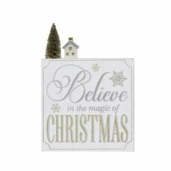 Best Pirce 🛒 Assorted 10" 🔔 Christmas Sentiment Block Sign by Ashland® ✔️ -Christmas Decor Collections Shop 10700854 3