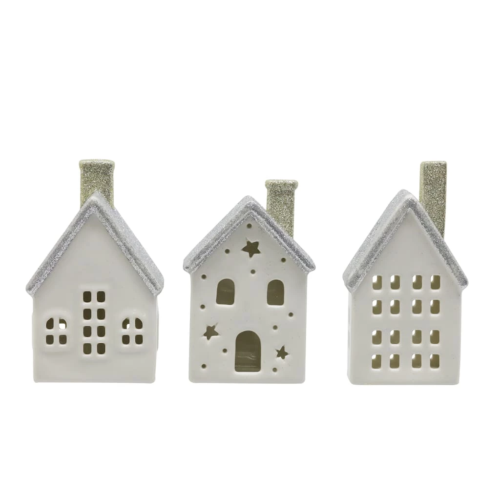 New 🔔 Assorted 6" Ceramic Tabletop House by Ashland® 🎁 1 New 🔔 Assorted 6" Ceramic Tabletop House by Ashland® 🎁