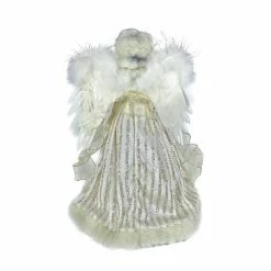 Top 10 🤩 16" Angel in Silver & White Striped Robes by Ashland® ⌛ -Christmas Decor Collections Shop 10700864 3