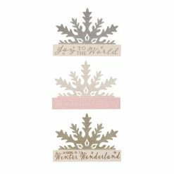 Buy 👍 Assorted Snowflake Long Tabletop Sign by Ashland® 🤩