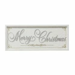 Best Sale ✔️ White Merry 🔔 Christmas Wall Sign by Ashland® 🧨