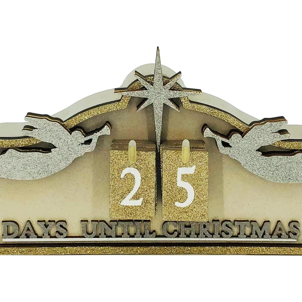 Hot Sale π 10" Glittery Advent Tabletop Calendar by Ashland® π 2 Hot Sale π 10" Glittery Advent Tabletop Calendar by Ashland® π - Image 2