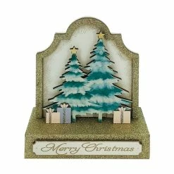 Outlet 🎉 6.5" 🎅 Christmas Tree with Gifts Tabletop Sign by Ashland® 🔥