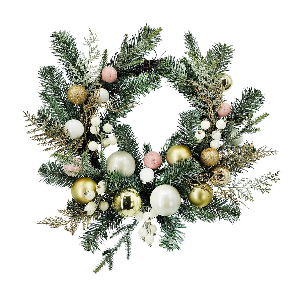 Promo ๐คฉ 24" ๐ Christmas Wall Wreath with Ornaments by Ashland® ๐ 1 Promo ๐คฉ 24" ๐ Christmas Wall Wreath with Ornaments by Ashland® ๐