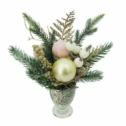 Outlet 🌟 12" 🎁 Christmas Pine Arrangement in Decorative Container by Ashland® 💯
