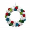 Best deal ❤️ 17.7" Pom-Pom 🎄 Christmas Wall Wreath by Ashland® 😀