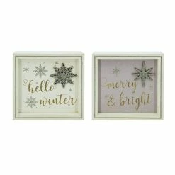 Best reviews of 🎁 Assorted 6" 🔔 Christmas Sentiment Tabletop Block by Ashland® 🛒