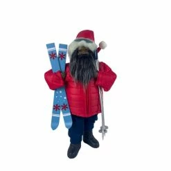 Outlet 💯 18" Ski Santa Tabletop Figure by Ashland® 😉