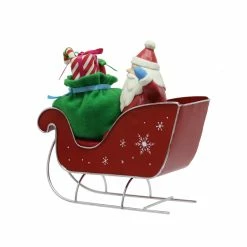 Outlet 🌟 9.5" Santa on Sleigh Decoration by Ashland® 👍 -Christmas Decor Collections Shop 10701168 2