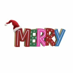 Best reviews of 🎁 14.25" Merry Tabletop Sign by Ashland® 🧨 -Christmas Decor Collections Shop 10701171 2
