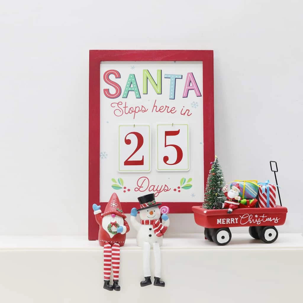 Discount 😀 18.5" Santa Stop Here Countdown Decoration by Ashland® ❤️ 2 Discount 😀 18.5" Santa Stop Here Countdown Decoration by Ashland® ❤️ - Image 2
