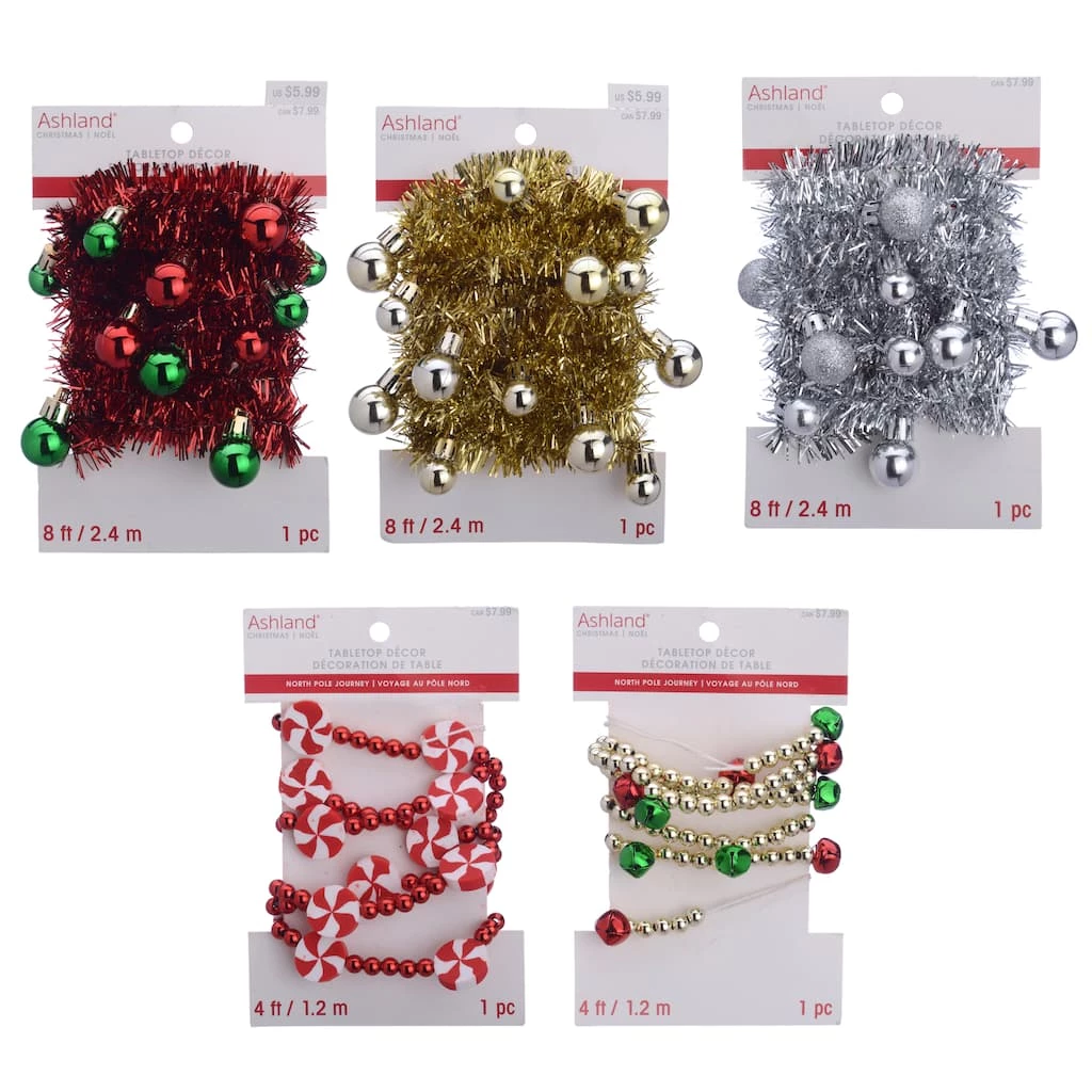 Outlet ⌛ Assorted 🎅 Christmas Tabletop Garland by Ashland® 👍 1 Outlet ⌛ Assorted 🎅 Christmas Tabletop Garland by Ashland® 👍
