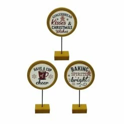 Outlet ❤️ Assorted Baking Gingerbread Home Sweet Home Tabletop Signs by Ashland® 🧨